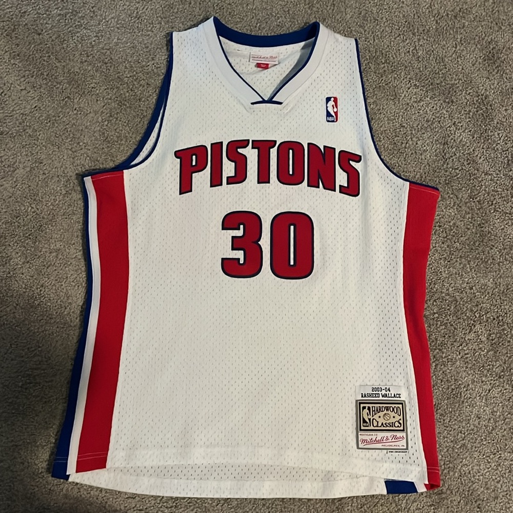 Detroit Pistons Rasheed Wallace jersey
